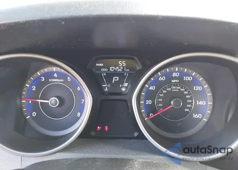 2013 Hyundai Elantra Gls из США, поврежденный, VIN KMHDH4AE5DU916016